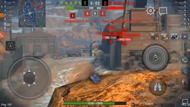 Wot Blitz || M60 gameplay || 5300+ DMG смотреть онлайн