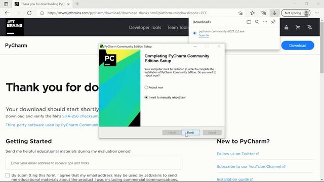PyCharm IDE Installation [2021 Update] - Windows 10 - Step by Step Guide смотреть онлайн