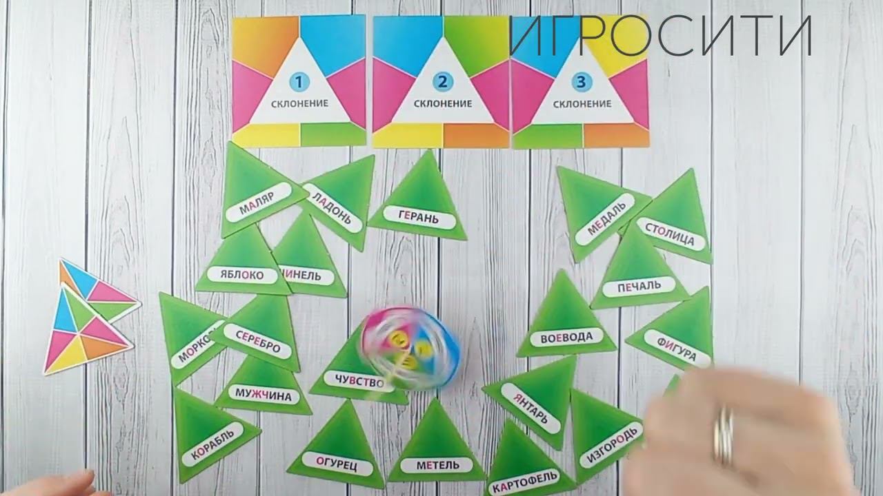 Игра на склонения существительных и падежные окончания "Три склонения в упражнениях", Т. Барчан смотреть онлайн