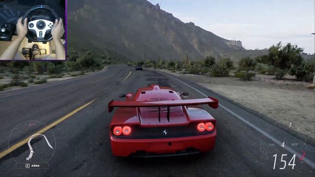 FERRARI F50 GT 1996 - Forza Horizon 5 (Steering Wheel w/ Clutch + Shifter) Gameplay смотреть онлайн