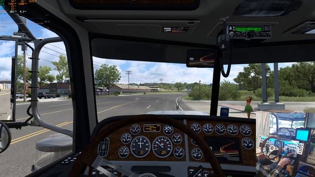 ATS Ruda 389 and Reefer San Antonio to San Angelo Texas, CAT C15 MBN смотреть онлайн