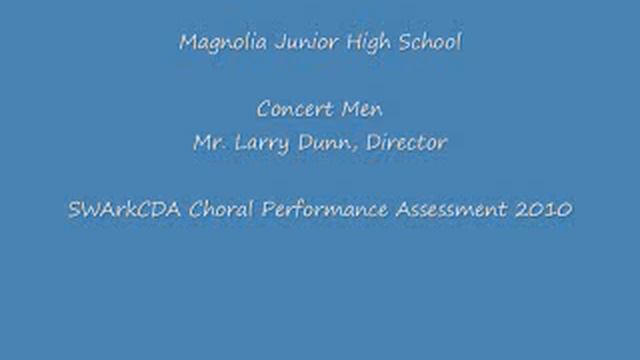Sing to the Lord--Magnolia Junior High Concert Men смотреть онлайн