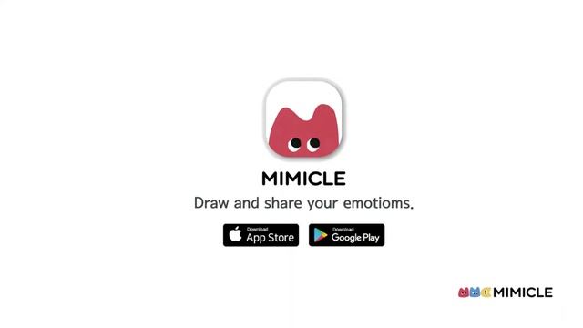 Download app 'MIMICLE' and draw your emotions. 1million+ downloaded drawing app worldwide смотреть онлайн