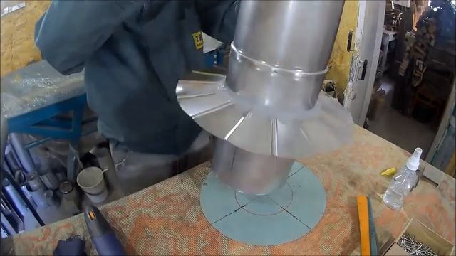 Дефлектор - искрогаситель под трубу диаметром 160 мм из стали AISI304 смотреть онлайн