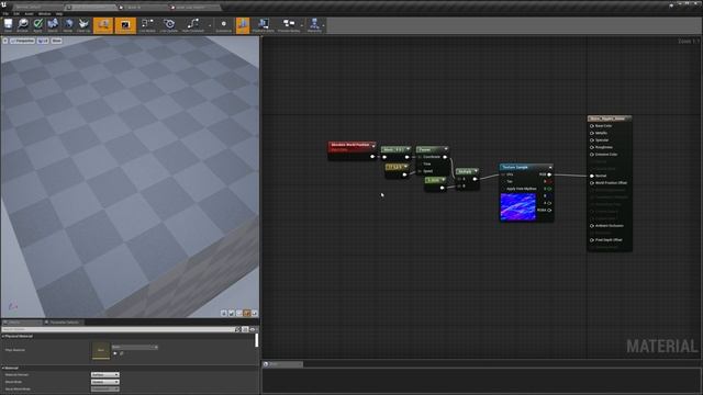 Water Ripples Shader - UE4 Materials 101 - Episode 23 смотреть онлайн