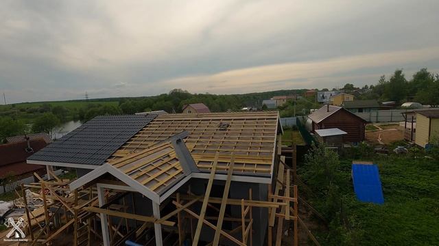 Таймлапс сборка каркасного дома 8х9 шаг за шагом. Как собрать каркасный дом своими руками? смотреть онлайн