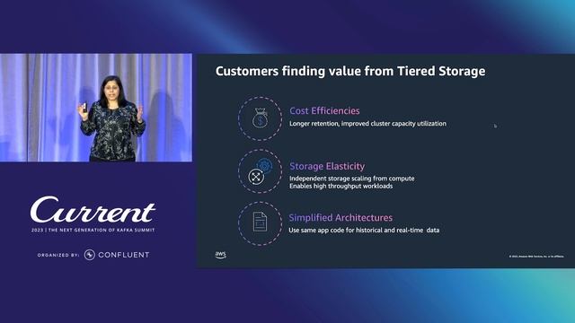 Optimize Costs & Scale Streaming Applications with Virtually Unlimited Storage from AWS Services смотреть онлайн