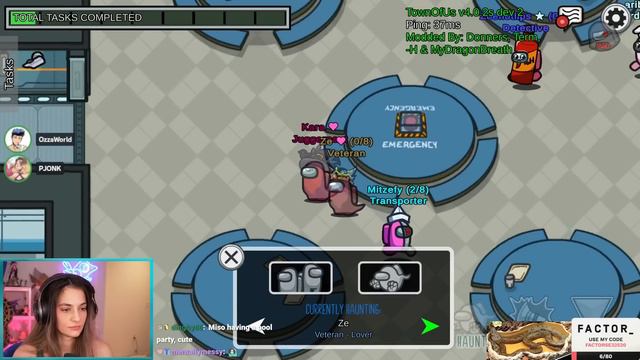 AMONG US Town of Us w/ ZeRoyalViking, X33N, Skadj, Reeny, Ozza, Pjonk, Mugi, Ari, and others смотреть онлайн