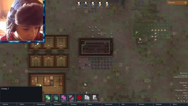 Новый пленник и косые стрелки! (#2 Rimworld) смотреть онлайн
