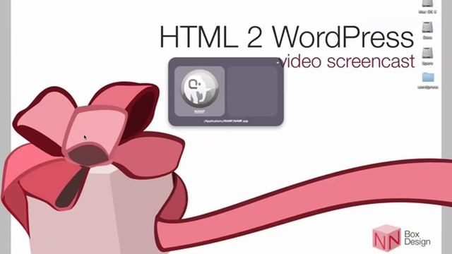 WordPress Tutorial: Installing a local web server [HTML 2 WordPress screencast] смотреть онлайн