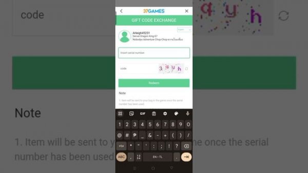 How to Redeem/Use Codes in Nobody's Adventure Chop Chop