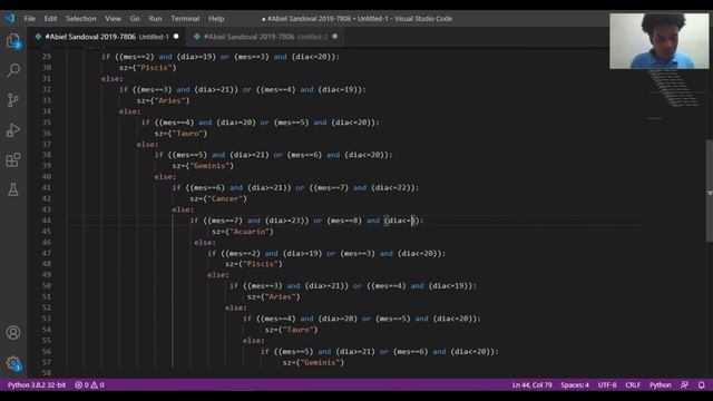 Programa que acepte el numero de cédula y muestre foto (Python). смотреть онлайн