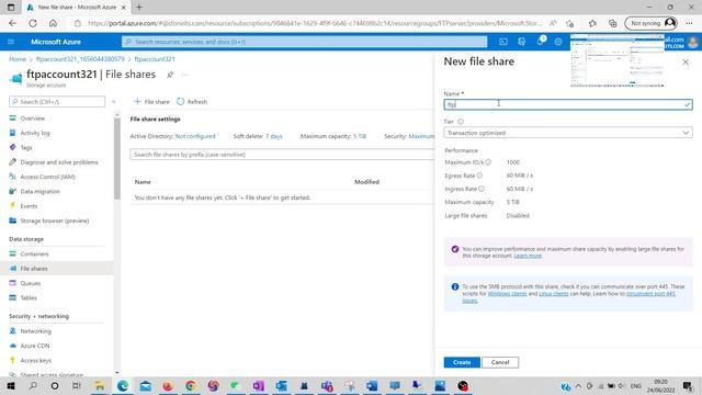 Az-104 : Azure FTP Server with Storage account смотреть онлайн