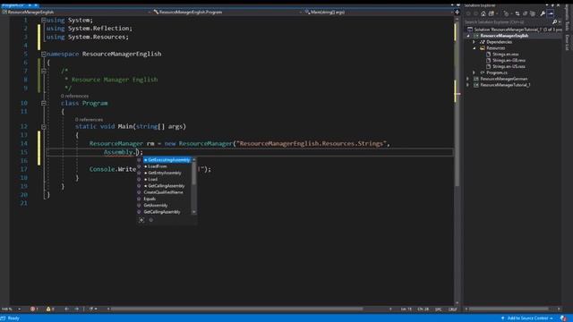 Resource Manager, C# (ENGLISH) смотреть онлайн