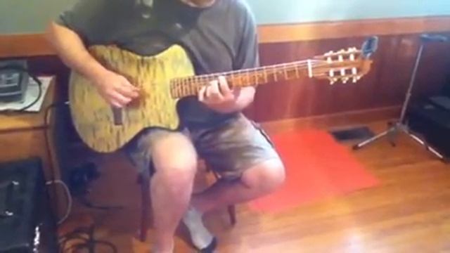 Solid Body Nylon String Guitar - J. Kingma смотреть онлайн