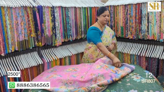 Pure Cotton Kota Sarees | Digital Print  | Sunitha Reddy Sarees Hyderabad with Jejis Vlogs | SR807