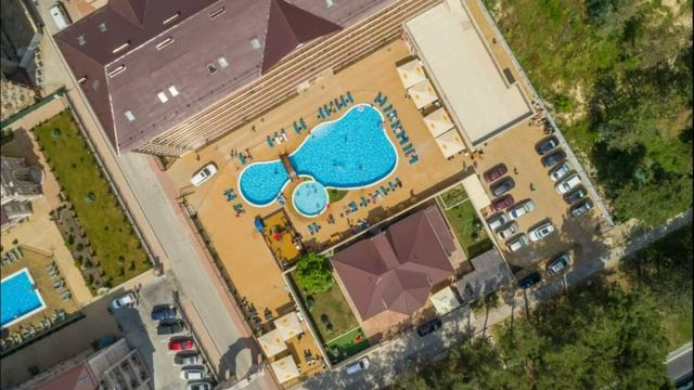 Отель Посейдон у моря Анапа, Россия | обзор отеля, территория