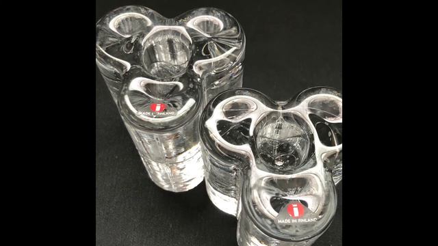 Vintage Clover Shaped Candle Holders IITTALA of Finland ARKIPELAGO смотреть онлайн