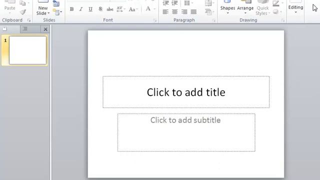 Microsoft PowerPoint 2010 Introduction, Lesson One смотреть онлайн