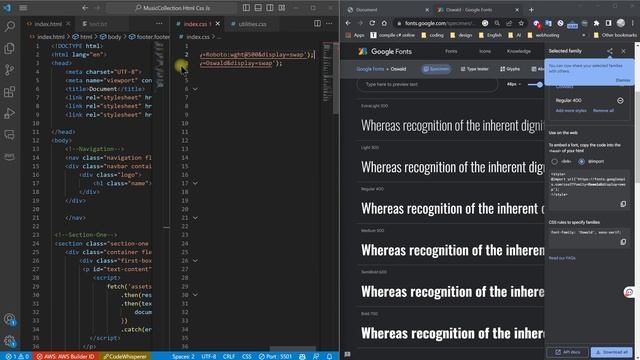 Part 2) Строим Сайт  MusicCollection Html Css Js