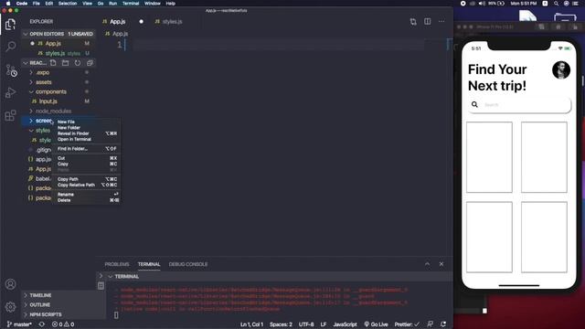 Travel App UI With React Native and React Navigation v5 - #1 смотреть онлайн