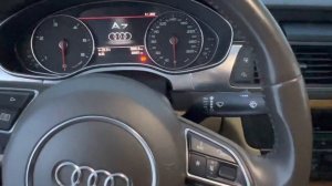 Холодный запуск зимой Ауди а7 3.0 TDI в -30/ Cold start Audi а7 3.0 TDI in -30