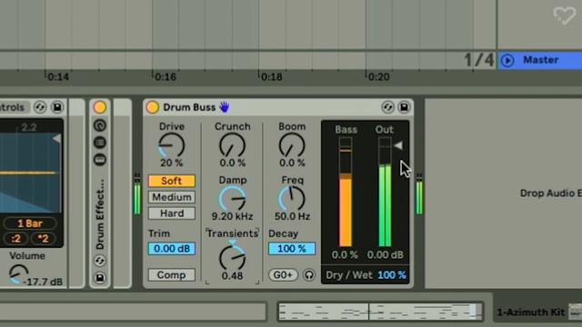 Эффект Drum Buss в Ableton Live. смотреть онлайн