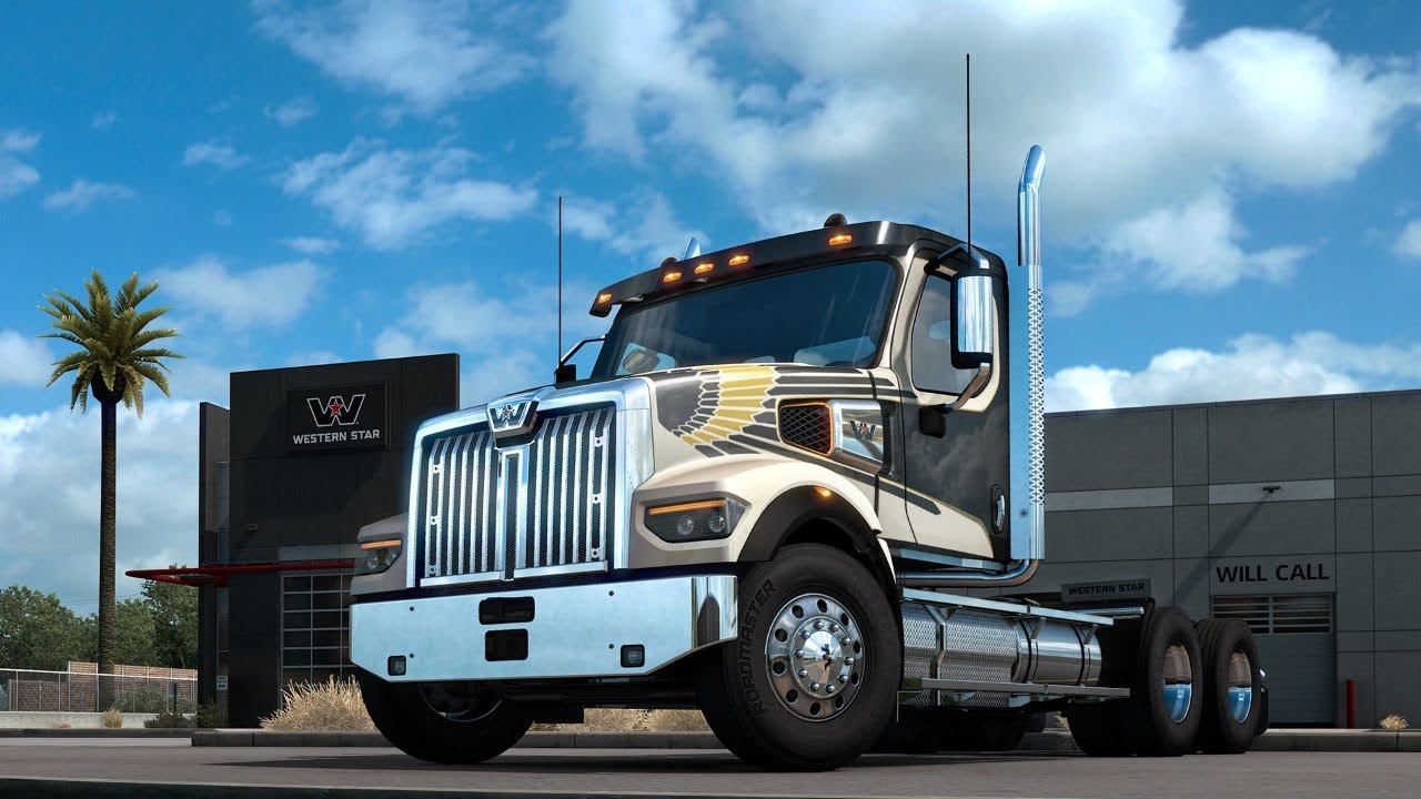 American Truck Simulator КАТАЕМ НА НОВОМ Western Star® 49X / НА РУЛЕ Thrustmaster T150 Force смотреть онлайн