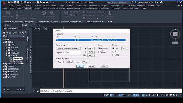 Autocad Électrique - RailDin смотреть онлайн