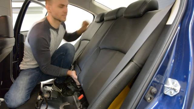 Back Seats removal Subaru Legacy GT 2010 смотреть онлайн