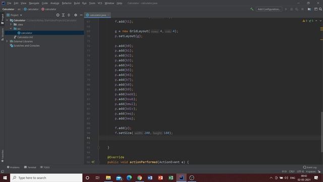 How to make a Simple Calculator using AWT in Java смотреть онлайн