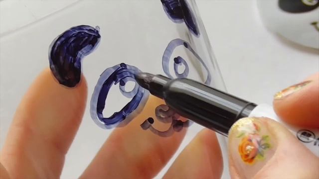 Удивительный РИСУНОК НА СТАКАНЕ своими руками смотреть онлайн