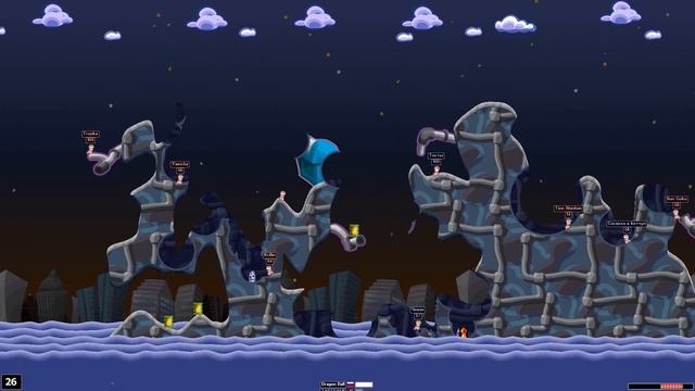 Worms World Party Remastered (Deathmatch - Часть 1) [RUS] 1080p/60 смотреть онлайн