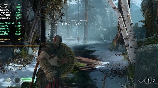 God of War | GTX 1070 XEON E5 2689v2 | Ultra Graphics | Gameplay Benchmark 1080p смотреть онлайн