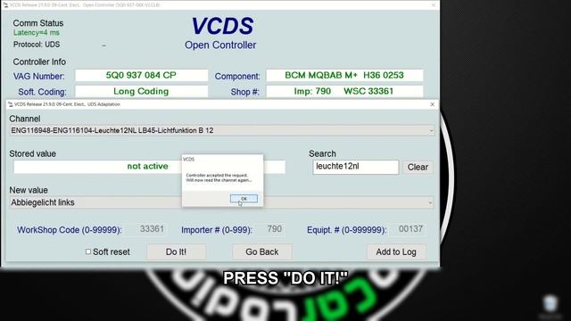 ACTIVATE CORNERING LIGHTS | SKODA SUPERB 3 | #VCDSCODING