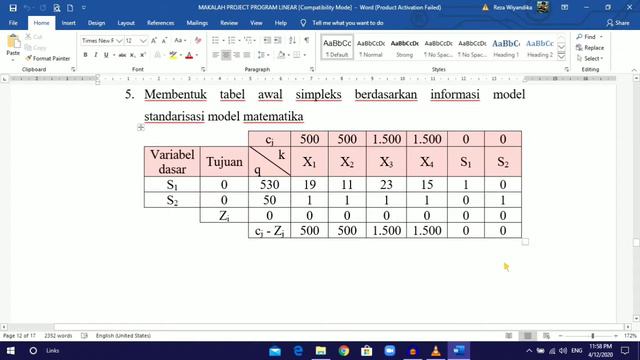 MENCARI KEUNTUNGAN MAKSIMUM DENGAN MENGGUNAKAN METODE SIMPLEKS смотреть онлайн