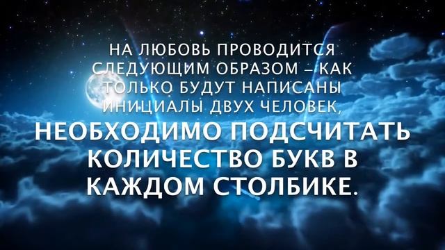Гадание по имени на любовь смотреть онлайн