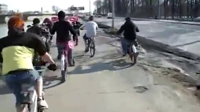 Аэробика - велокруиз Санкт-Петербург 2010 - велосипед круизер чоппер (chopper cruiser custom ) смотреть онлайн