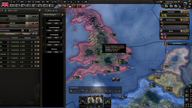 Let's Play Hearts of Iron 4 | 1.5 Waking the Tiger | HOI4 United Kingdom UK Gameplay Part 3 смотреть онлайн