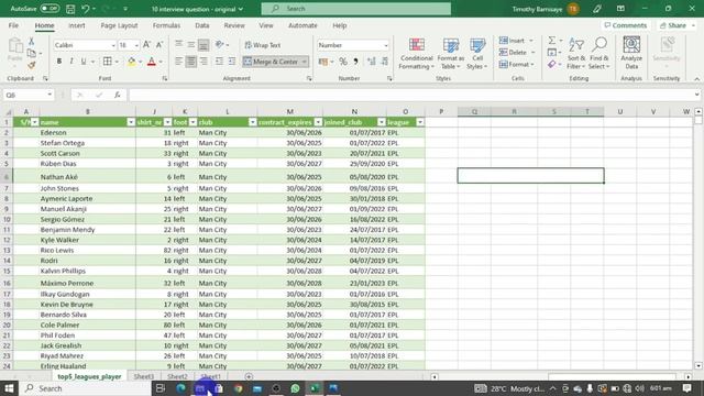 Top 10 excel interview Questions смотреть онлайн