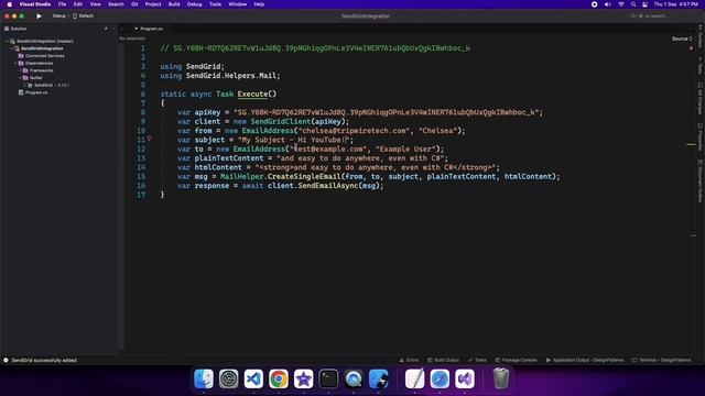 How to Easily Send Emails from Your C# Code using Sendgrid смотреть онлайн