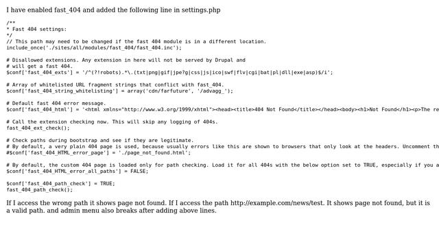 Drupal: Fast 404 showing page not found смотреть онлайн