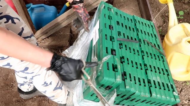 ДАЧНЫЕ ДЕЛА: переделка покрытия в ТЕПЛИЦЕ