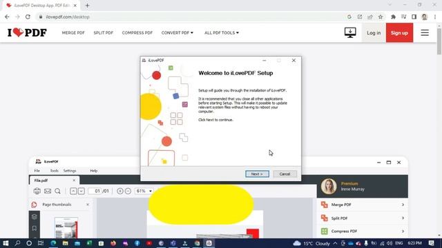 ILovepdf Desktop App For PC | PDF Offline Free Tools For Windows PC | Install I Love PDF App On PC