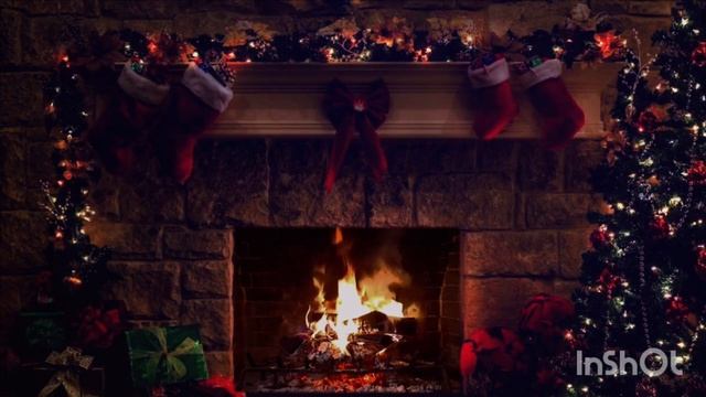 Камин. Звуки камина. Рождество. Новый год. смотреть онлайн