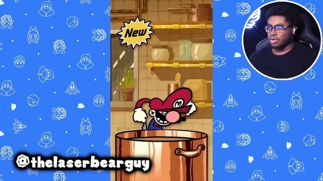 MARIO REACTS TO CREEPY NINTENDO MEMES! смотреть онлайн