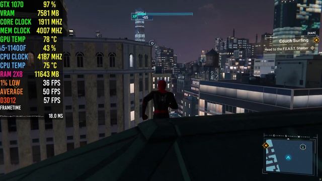 Spider-Man Remastered PC - GTX 1070 + i5-11400F - 2160p (4K Gameplay) смотреть онлайн