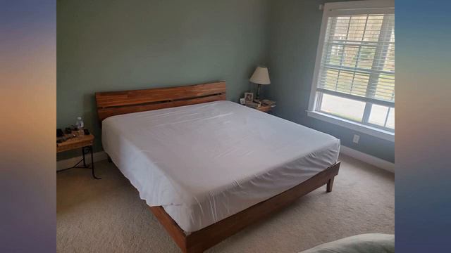 Acacia Aurora 14 Inch Wood Platform Bed, Bed Frame with Headboard, King Size Bed review смотреть онлайн