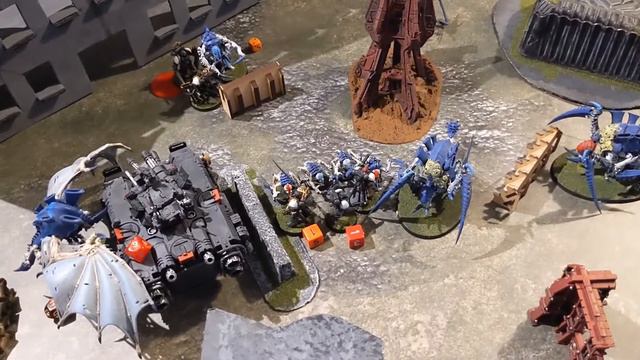 Warhammer 40k Crusade battle report. Tyranids Vs Black Templars. 75 power level смотреть онлайн