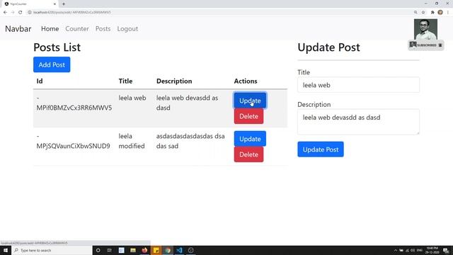 37. Update and Delete Posts Data with ngrx state management in the angular application. смотреть онлайн